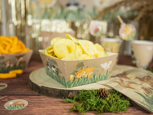 Erdei állatok chipes dobozok - 4 db.