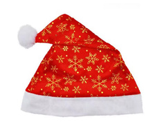 Mikulás sapka hópelyhekkel - 1 db.