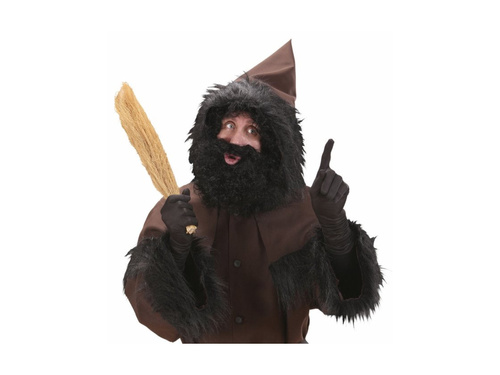 Knecht Ruprecht fekete paróka szakállal