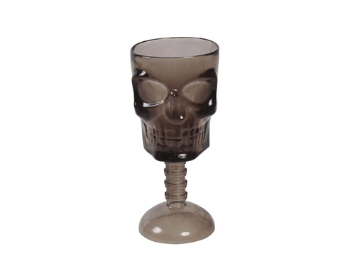 Kehely koponyával átlátszó fekete - 1 db.