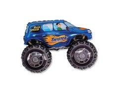 Monster Truck fólia léggömb - 26 x 37 cm - 1 db.