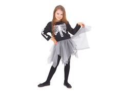 Csontváz jelmez - 1 db.