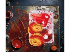 Tálca testrészekkel