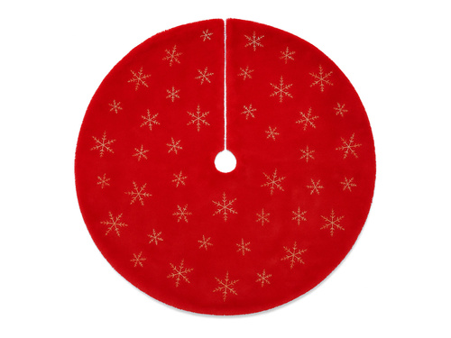 Karácsonyfatakaró - piros - 80 cm - 1 db.