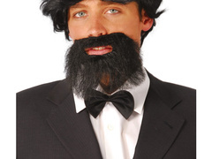 Klasszikus fekete csokornyakkendő - 1 db.