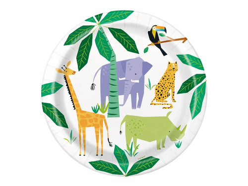 Tányérok a Safari szettből - 22 cm - 8 db.
