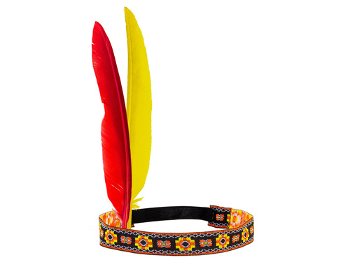 Indián fejpánt 2 tollal - 1 db.