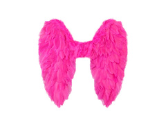 Rózsaszín összecsukható tollszárnyak 50×50 cm