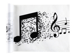 Fehér Pentacle futó - 30 cm x 5 m - 1 db.