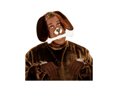 Barna rövid kesztyű