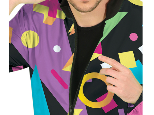 Disco tréningruha jelmez fekete - 1 db.