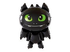 Halloween sárkány fólialufi - 86 x 56 cm - 1 db.