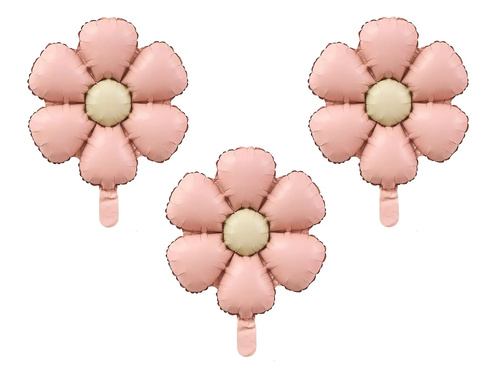 Rózsaszín virágos fólialufi - 50 cm - 3 db.