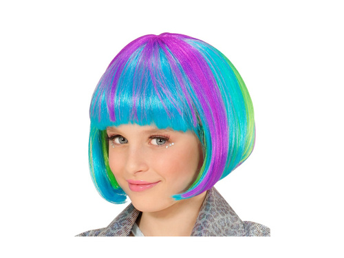 Csíkos Starlet paróka