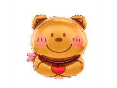 Mackós fólialufi szívvel - 58x75 cm - 1 db.