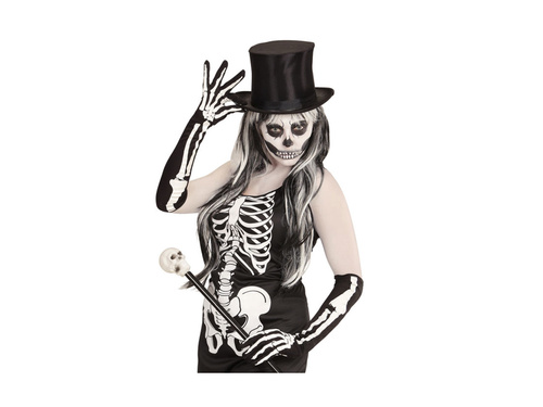 Csontváz kesztyű 50 cm - elöl és hátul nyomtatva