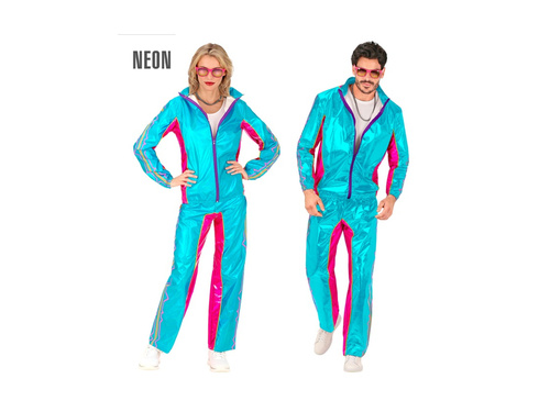 Party jelmez - kék fémes EDM (tréningruha)