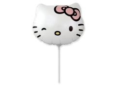 Hello Kitty fólia léggömb - 36 cm - 1 db.