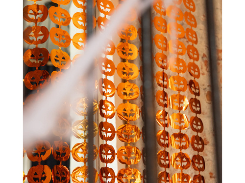 Halloween függöny - ajtófüggöny - Tök - 100 x 200 cm