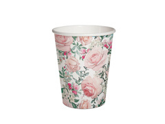 Papírpoharak rózsák - 250 ml - 8 db.