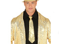Arany flitteres nyakkendő - 1 db.