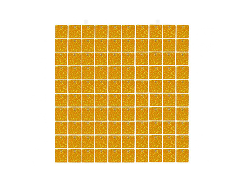 Dekorációs panel arany holografikus - 30 x 30 cm