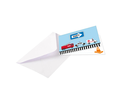 Születésnapi meghívók Cars - 8 db.