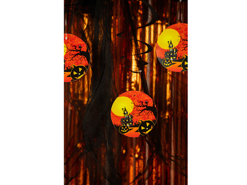 Kísértetház medál dekoráció - 6 db.