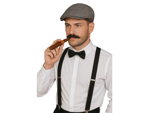 Gengszter szett fekete - 1 szett.