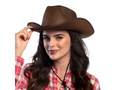Barna cowboy kalap - 1 db.