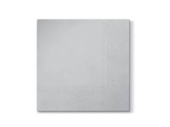 Ezüst szalvéták - 33 cm - 20 db.