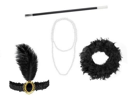 Retro fekete szett Boa-val