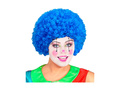 Göndör bohóc paróka világoskék afro haj