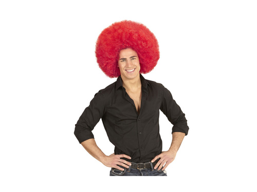 Piros nagy minőségi afro paróka