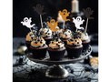 Halloween szellem cupcake picks - 6 db.