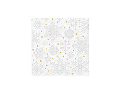 Karácsonyi szalvéták Hópelyhek - 33 cm - 20 db.