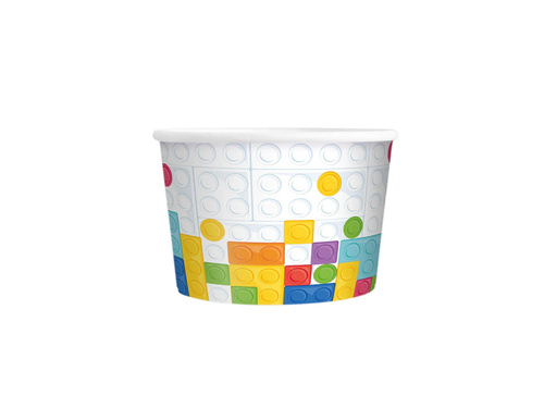 Papírpoharak fagylaltblokkokhoz - 150 ml - 6 db.