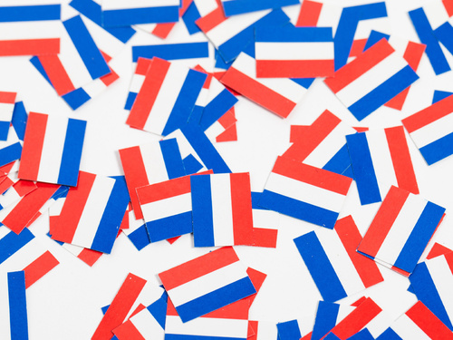 Hollandia zászló konfetti - 150 db.