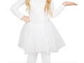 Tutu szoknya lányoknak - fehér - 31 cm - 1 db.