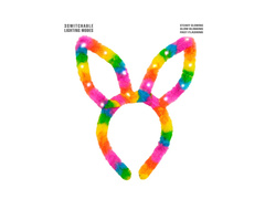 Világító szivárványos nyúlfülek