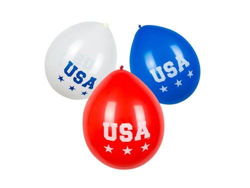USA latex lufi - 25 cm - 6 db.