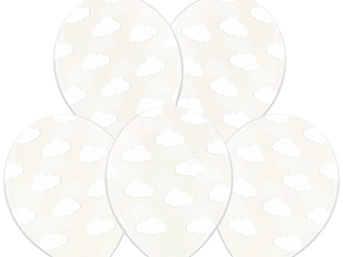 Felhők születésnapi lufi - 30 cm - 50 db.