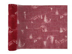 Asztali futó dekoráció Az erdő királya - 26 cm x 3 m - 1 db.