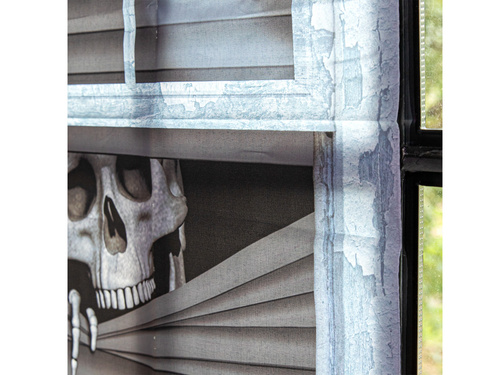 Ablak dekoráció Csontváz - 80x120 cm - 1 db.
