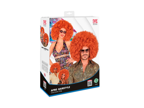 Vörös hajú nagy afro paróka