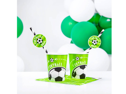 Papírpoharak Football - 220 ml - 6 db.