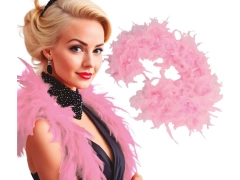 Toll boa - rózsaszín - 180 cm