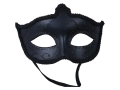 Fekete farsangi maszk csillámokkal - 1 db.