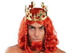 Királyi korona állítható - arany - 1 db.