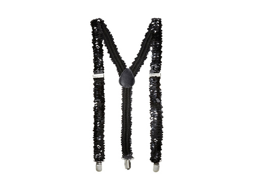 Fekete flitteres nadrágtartó